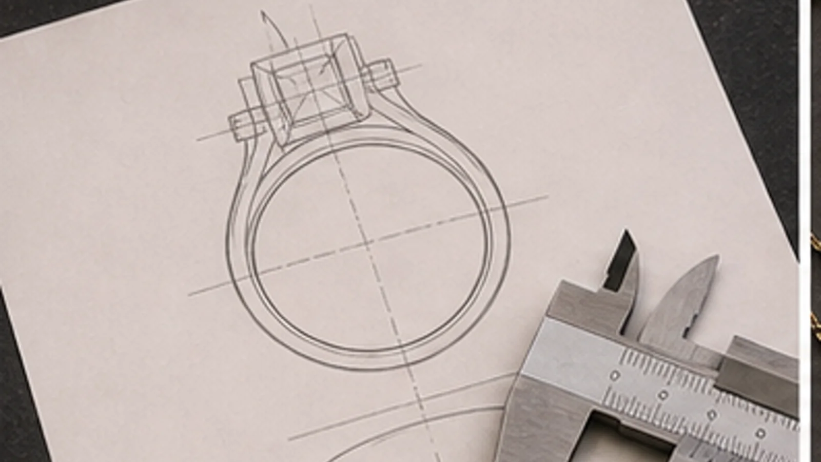 Jewelry Saga instructional visual showing a custom ring planning step for custom jewelry design guide